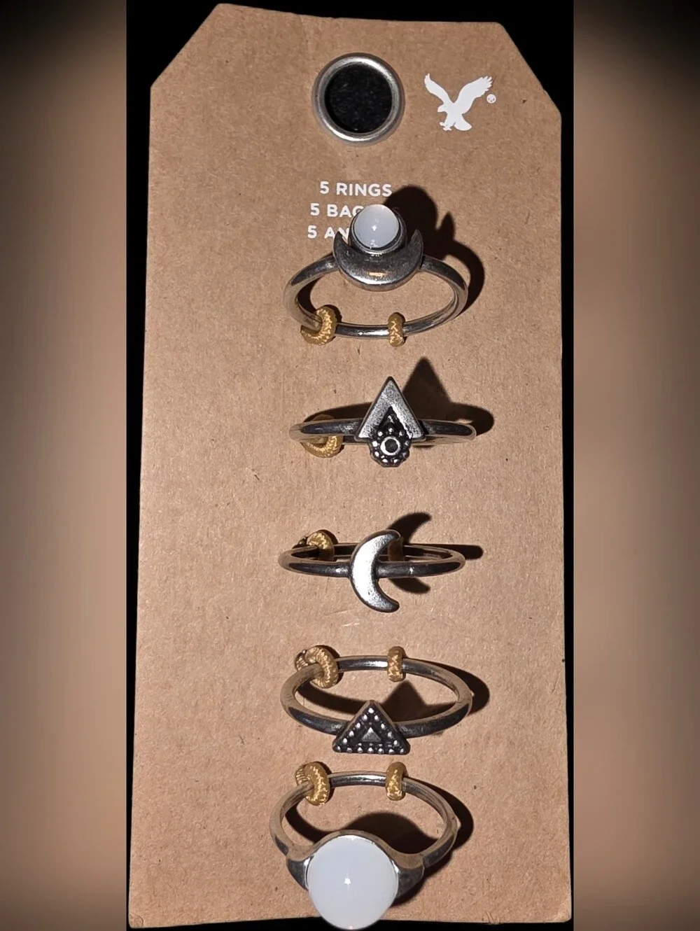 American Eagle 5-Pack Women's Rings
